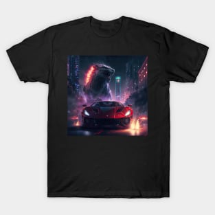 Red Sportcar showoff #2 T-Shirt